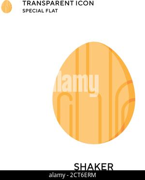 Shaker vector icon. Flat style illustration. EPS 10 vector. Stock Vector