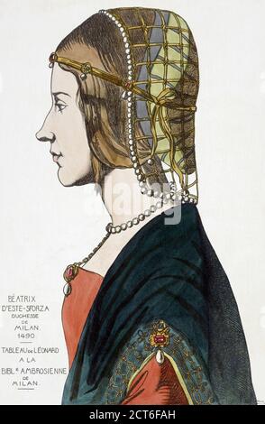 Beatrice d Este also known as Beatrice d Este Sforza 1475 1497