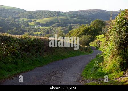 Carmarthenshire countryside landscape in autumn September 2020 Wales UK KATHY DEWITT Stock Photo