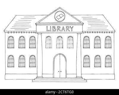 library building drawing