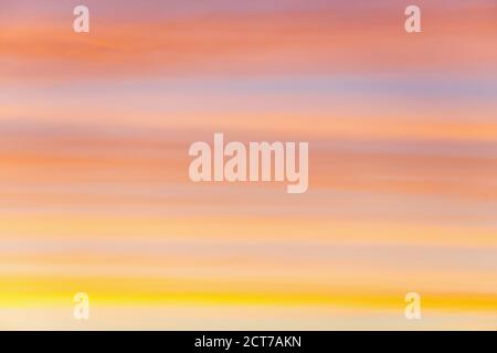 Pastel Colors Sunset Sky Cloudscape for Backgrounds and Wallpapers. Stock Photo