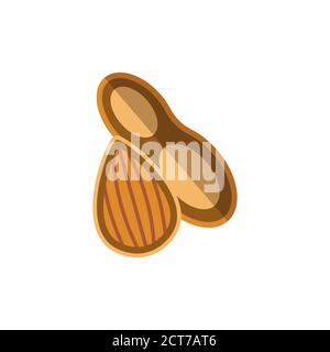 Nuts icon. Simple element from allergy collection. Creative Nuts icon for web design, templates, infographics and more Stock Vector
