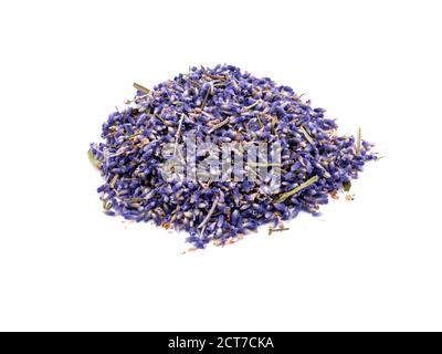 dried lavender isolated on white background Stock Photo