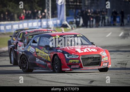 Robin Larsson Rally 04 LARSSON Robin (SWE), KYB Team JC (SWE), Audi S1, action during the ...