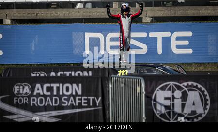 Projekt E, RAYMOND Cyril (FRA), Team Stard (AUT), Ford Fiesta, action during the Neste World RX of Riga-Latvia, 6th round of the 2020 FIA World Rallyc Stock Photo