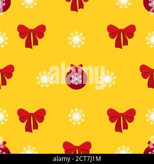 Christmas seamless vector illustration Print for sewing, patchwork, print design, fabrics Stock Vector