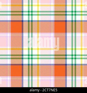 Rainbow Glen Plaid textured seamless pattern suitable for fashion textiles and graphics Stock Vector