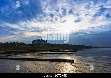 State residence 'Yantar' Of the office of the President of the Russian Federation, Baltic sea, Russia, Kaliningrad region, Pionersky City, March 9, 20 Stock Photo