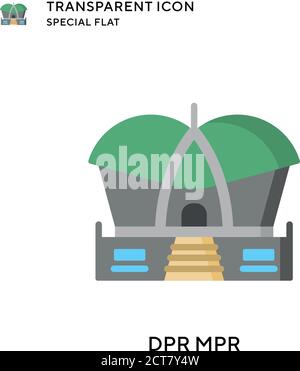 Jakarta culture icon outline vector. Cityscape monas. Landmark tourism ...