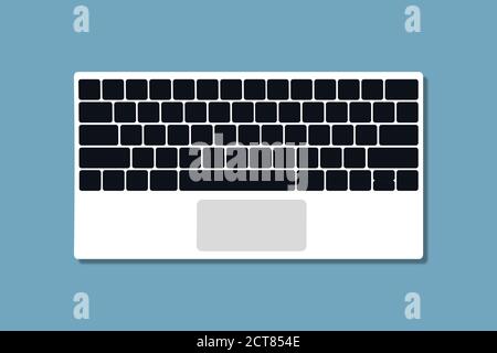 keyboard icon. Flat design style eps 10 Stock Vector