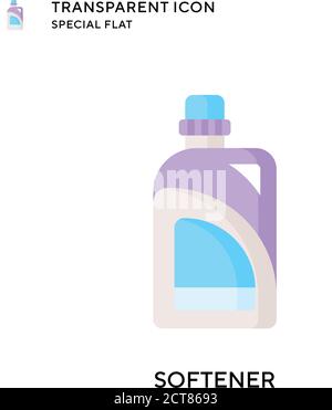 Softener vector icon. Flat style illustration. EPS 10 vector. Stock Vector