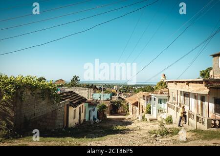 Old Town in Trinidad, Cuba Stock Photo