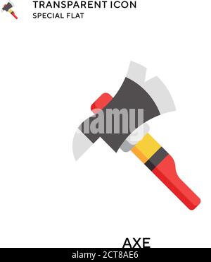 Axe vector icon. Flat style illustration. EPS 10 vector. Stock Vector