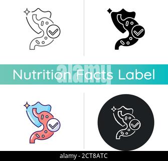 Probiotics icon Stock Vector