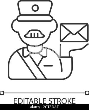 A simple drawing of a postman Stock Vector Image & Art - Alamy