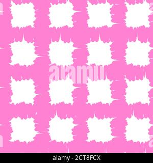 Striped seamless pattern. Abstract stripes. Hand drawing, brushes, blots. Modern textures. Original geometric background. Checkered background squares Stock Vector