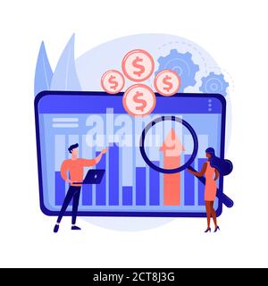 Financial management system abstract concept vector illustration Stock ...
