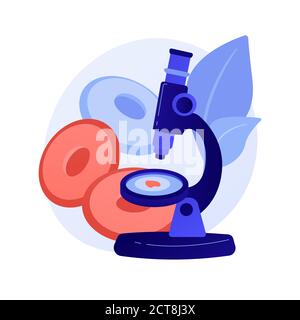 Anemia screening abstract concept vector illustration. Stock Vector