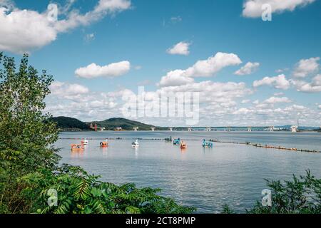 Pyeongtaek Lake Tourist Complex in Pyeongtaek, Korea Stock Photo