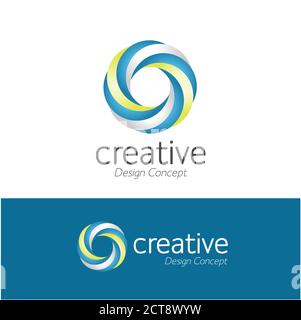 creative  simple design windmill logo. Whirligig icon vector. pinwheel Flat icon isolated Stock Vector