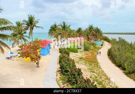 Cabanas On The Beach In Front Of Luxury Hotel Excelsior Lido Di Venezia Lido Island Venice Veneto Italy On A Sunny Spring Day Stock Photo Alamy
