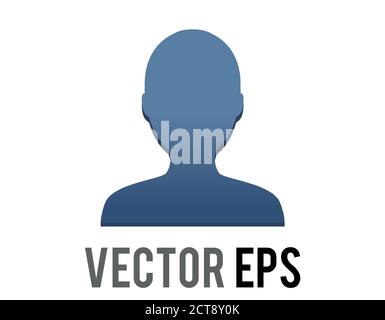 Couple profile silhouette over blue background Vector Image