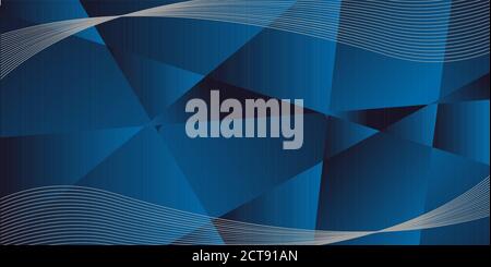 Abstract Stylish Business Background with flowing spiral Stock Vector