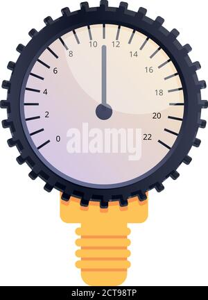 Water manometer icon. Cartoon of water manometer vector icon for web design isolated on white background Stock Vector