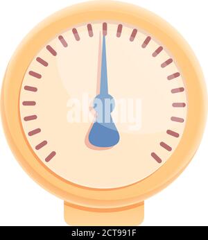 Digital manometer icon. Cartoon of digital manometer vector icon for web design isolated on white background Stock Vector