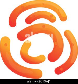 Probiotics bulgaricus icon. Cartoon of probiotics bulgaricus vector icon for web design isolated on white background Stock Vector