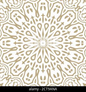 Oriental Seamless Vector Pattern - Repeating ornament for textile, wraping paper, fashion etc. Stock Vector