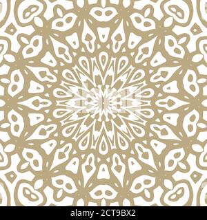 Oriental Seamless Vector Pattern - Repeating ornament for textile, wraping paper, fashion etc. Stock Vector