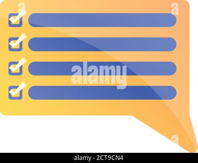 Chat product review icon. Cartoon of chat product review vector icon for web design isolated on white background Stock Vector