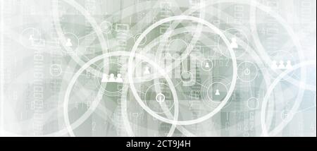 abstract structure circuit computer technology business background Stock Vector