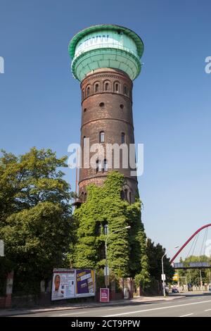 Germany, North Rhine-Westphalia, Oberhausen, Water Tower Stock Photo
