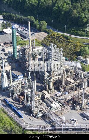 Canada, Vancouver, Oil refinery Stock Photo