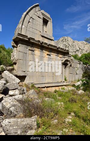Turkey, Antalya Province, Pisidia, antique ruin of Termessos Stock Photo