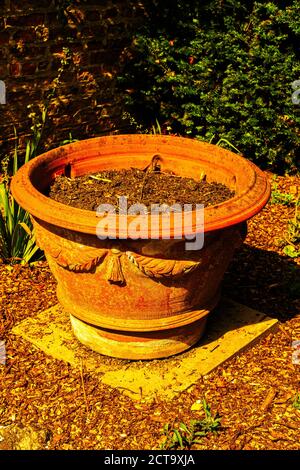 Salt marsh hall gardens Stock Photo