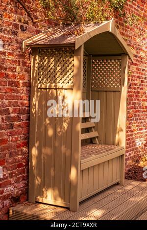 Salt marsh hall gardens Stock Photo