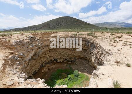 Turkey, Eastern Anatolia, Agri Province, Alleged impact crater at Mount Ararat Stock Photo