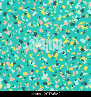 Abstract mosaic in bright summer positive colors Stock Vector