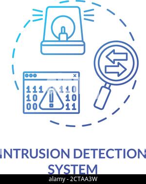 Intrusion detection system concept icon Stock Vector Image & Art - Alamy