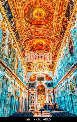 Trinity chapel château de fontainebleau hi-res stock photography