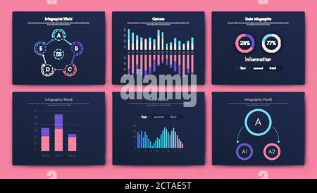 Big set of infographics elements. EPS10. Stock vector. Stock Vector