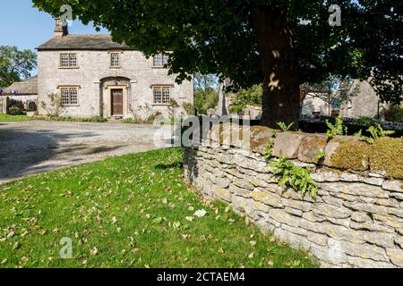 The pinfold at Middleton-by-Youlgreave, Peak District National Park, Derbyshire Stock Photo