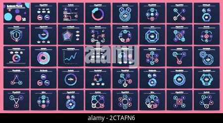 Big set of infographics elements. EPS10. Stock vector. Stock Vector