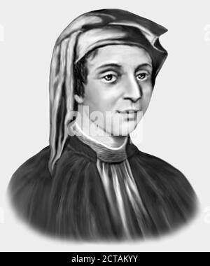 Fibonacci c1170-c1250 Italian Mathematician Artist Impression No actual ...