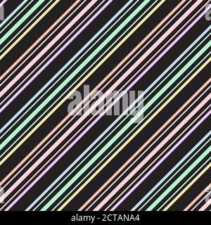 Rainbow striped seamless pattern background suitable for fashion textiles, Stock Vector