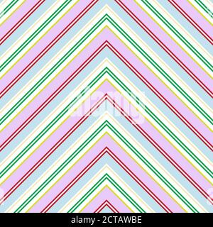 Rainbow striped seamless pattern background suitable for fashion textiles, Stock Vector