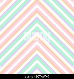 Rainbow striped seamless pattern background suitable for fashion textiles, Stock Vector